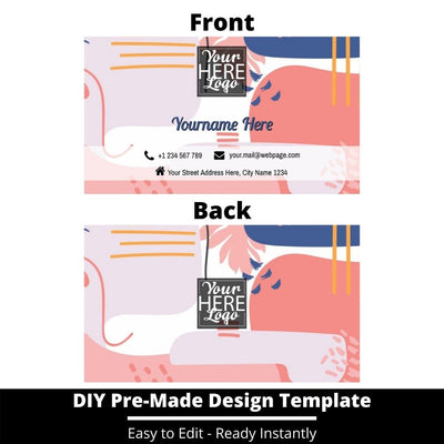 Business Card Design Template 237