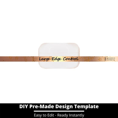 Large Edge Control Side Label Template 24