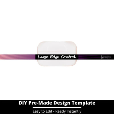 Large Edge Control Side Label Template 64