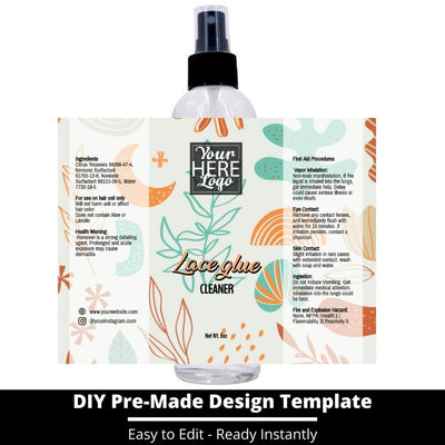 Lace Glue Cleaner Template 240