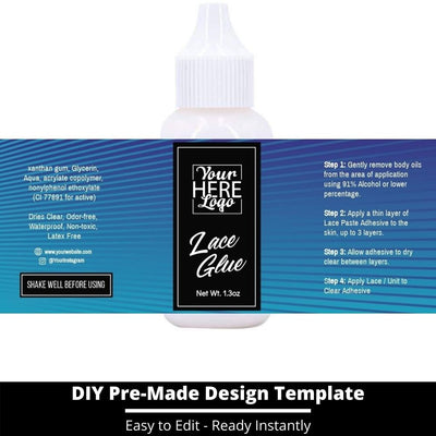 Lace Glue Template 63