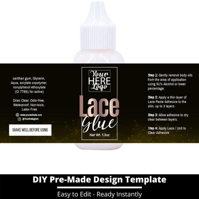Lace Glue Template 83