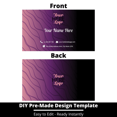 Business Card Design Template 1