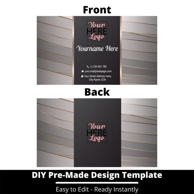 Business Card Design Template 16