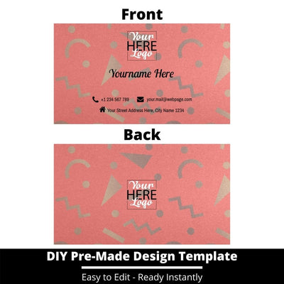 Business Card Design Template 26