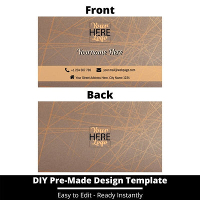 Business Card Design Template 28