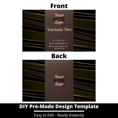 Business Card Design Template 33