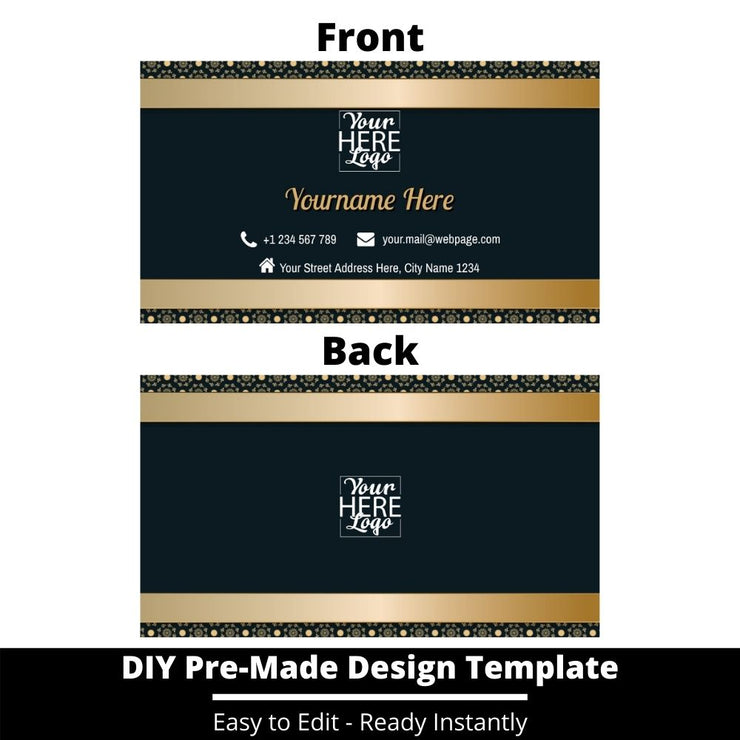 Business Card Design Template 42