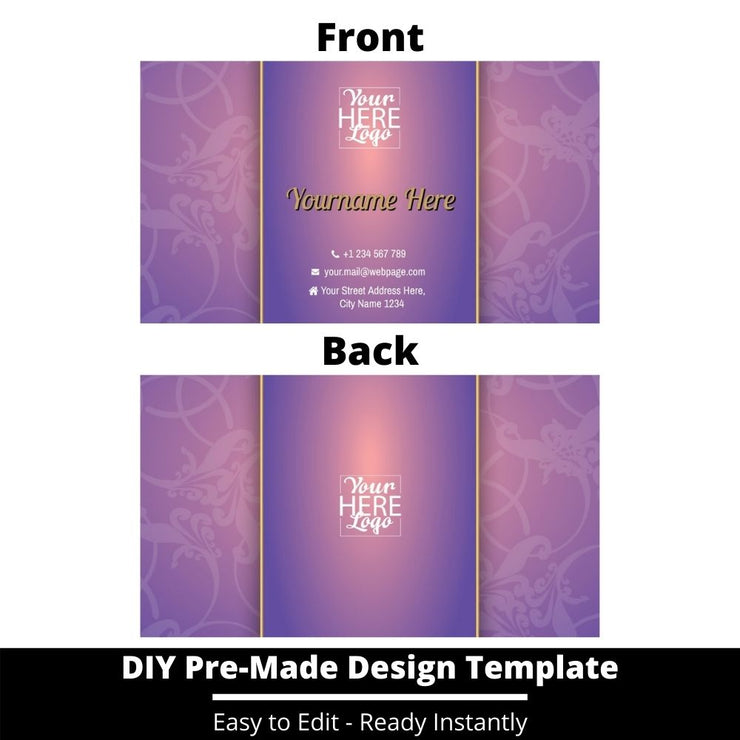 Business Card Design Template 44