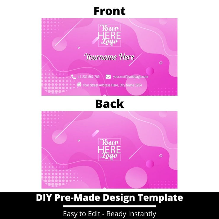 Business Card Design Template 46