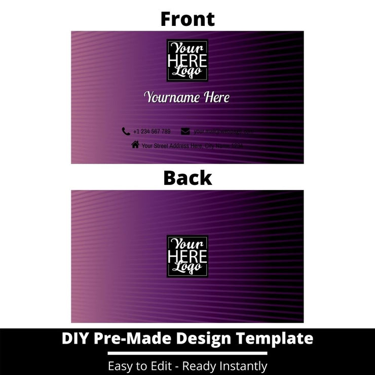 Business Card Design Template 64