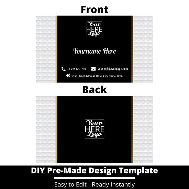 Business Card Design Template 68