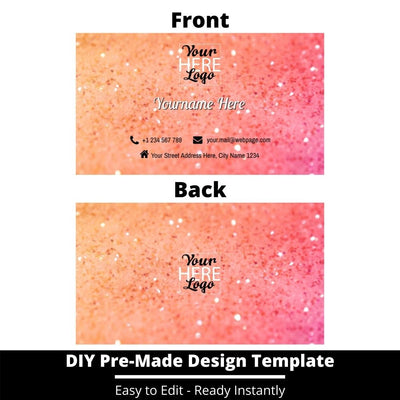 Business Card Design Template 98