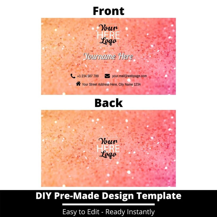 Business Card Design Template 98