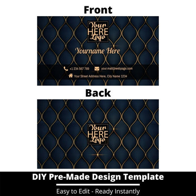 Business Card Design Template 102