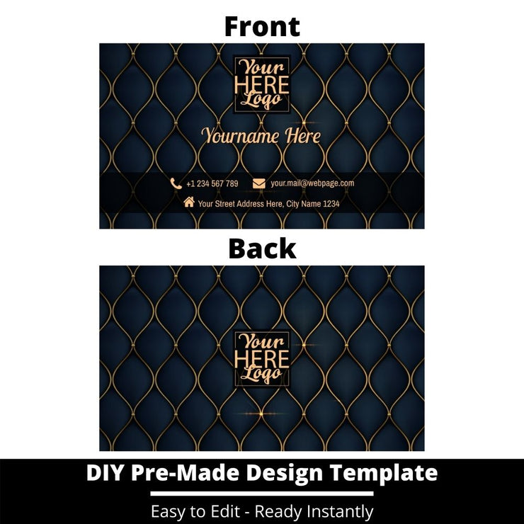 Business Card Design Template 102