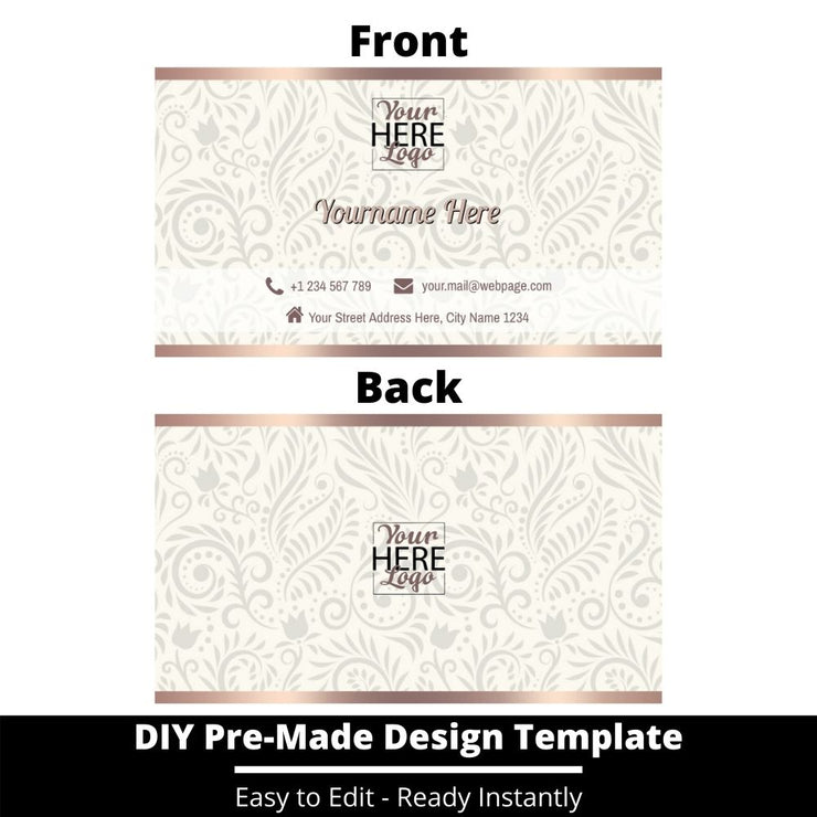 Business Card Design Template 110