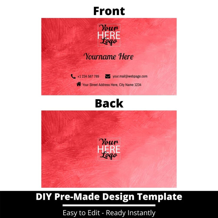 Business Card Design Template 146