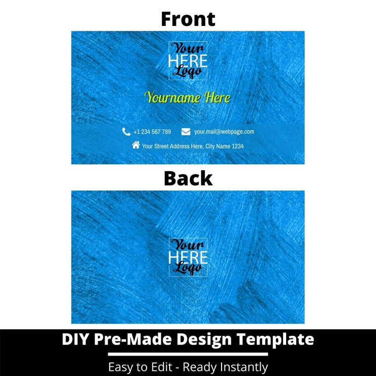 Business Card Design Template 147