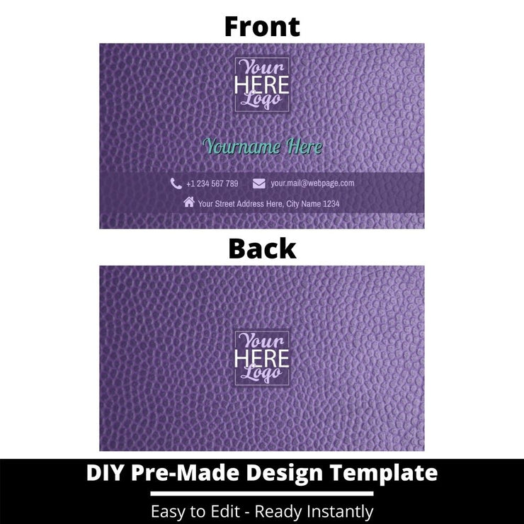 Business Card Design Template 164