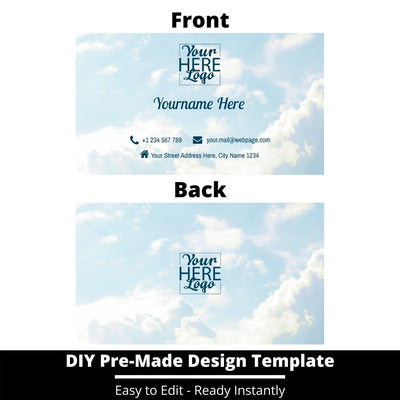 Business Card Design Template 168