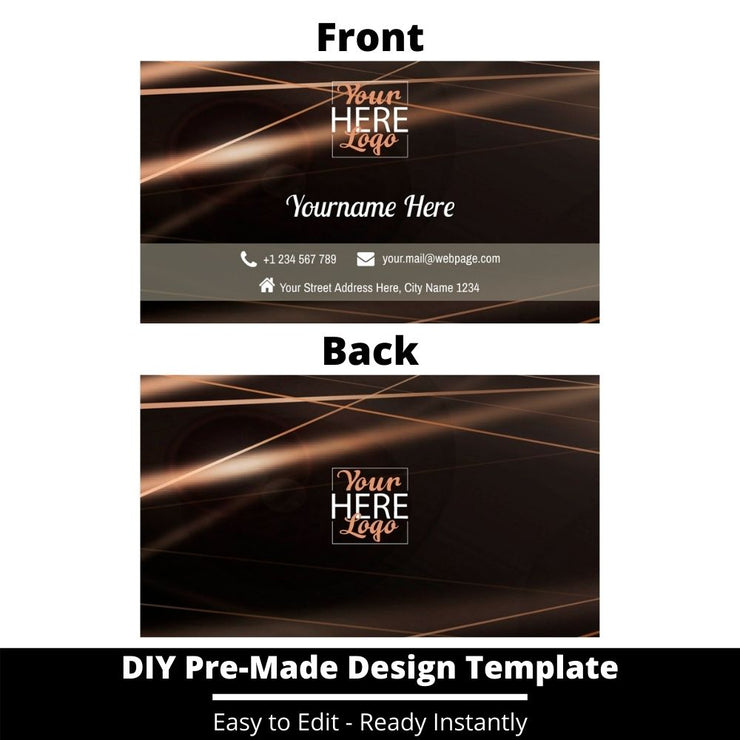 Business Card Design Template 172