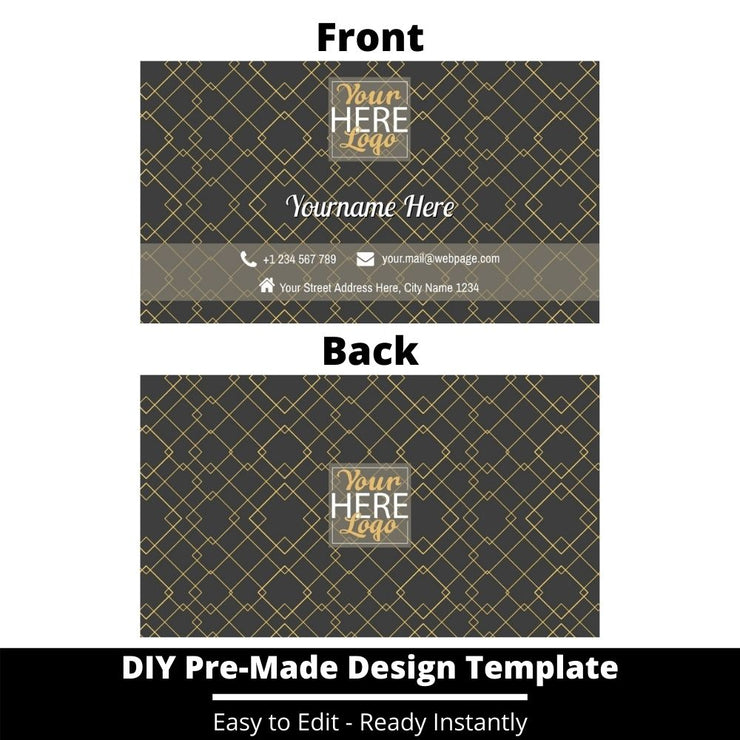 Business Card Design Template 174