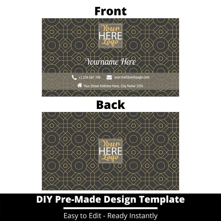 Business Card Design Template 177