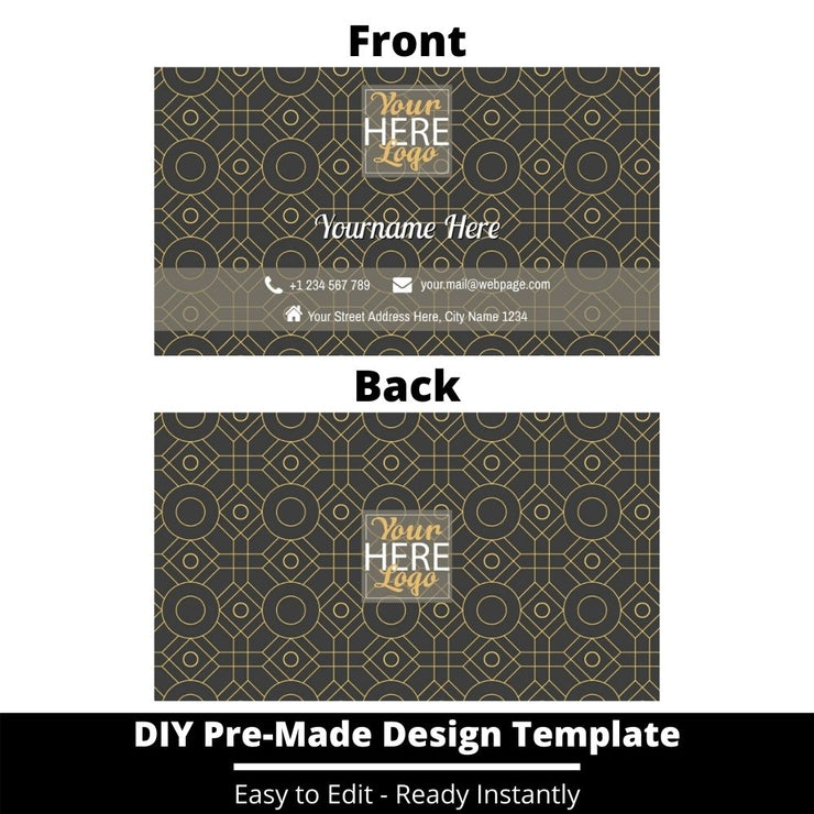 Business Card Design Template 177
