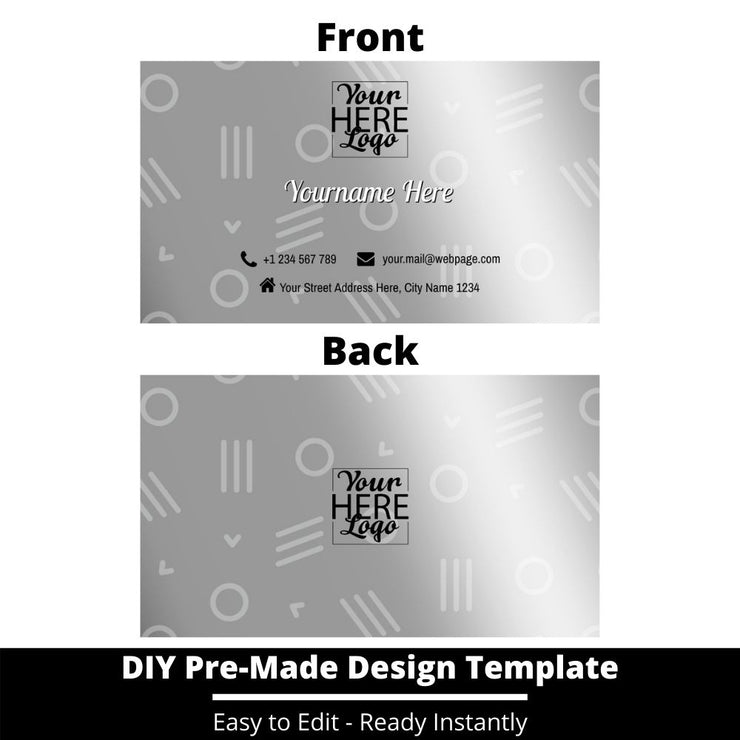 Business Card Design Template 222