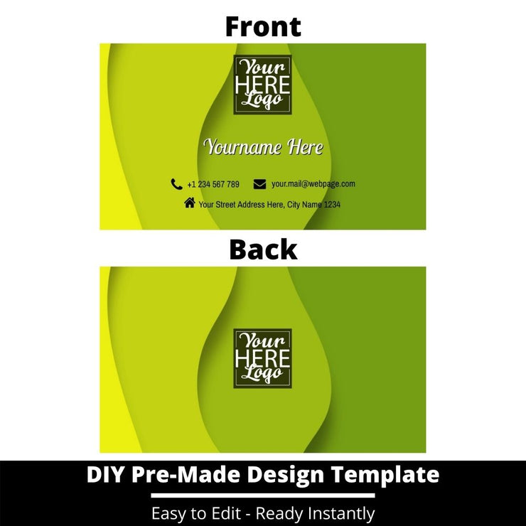 Business Card Design Template 234