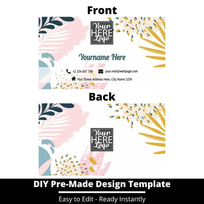 Business Card Design Template 236