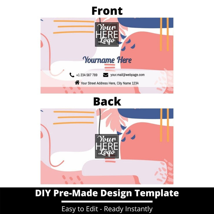 Business Card Design Template 237