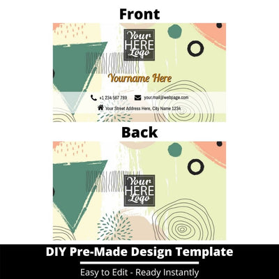 Business Card Design Template 239