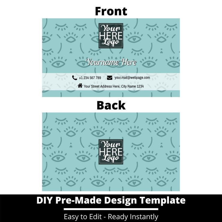 Business Card Design Template 242