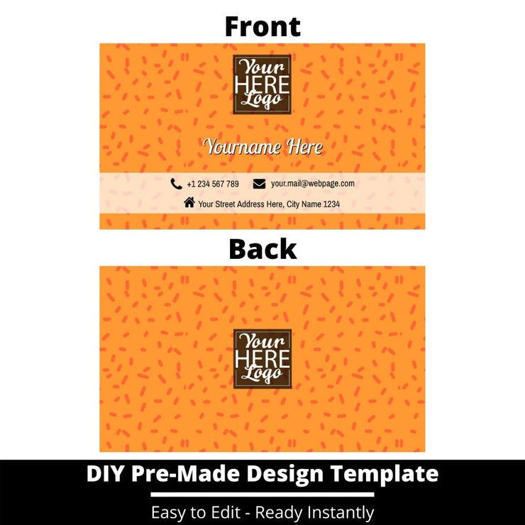 Business Card Design Template 244