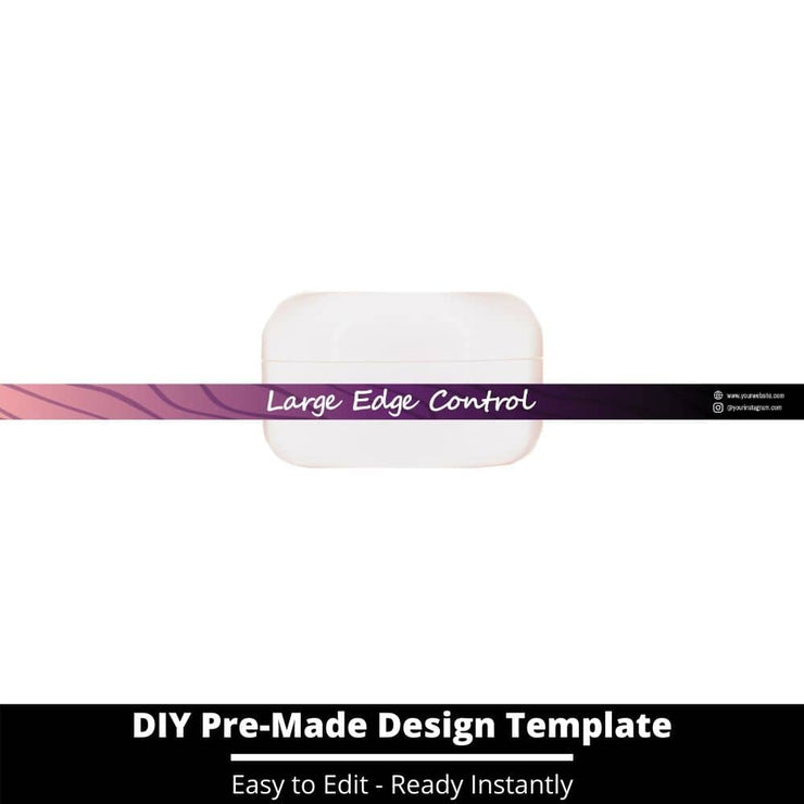 Large Edge Control Side Label Template 1