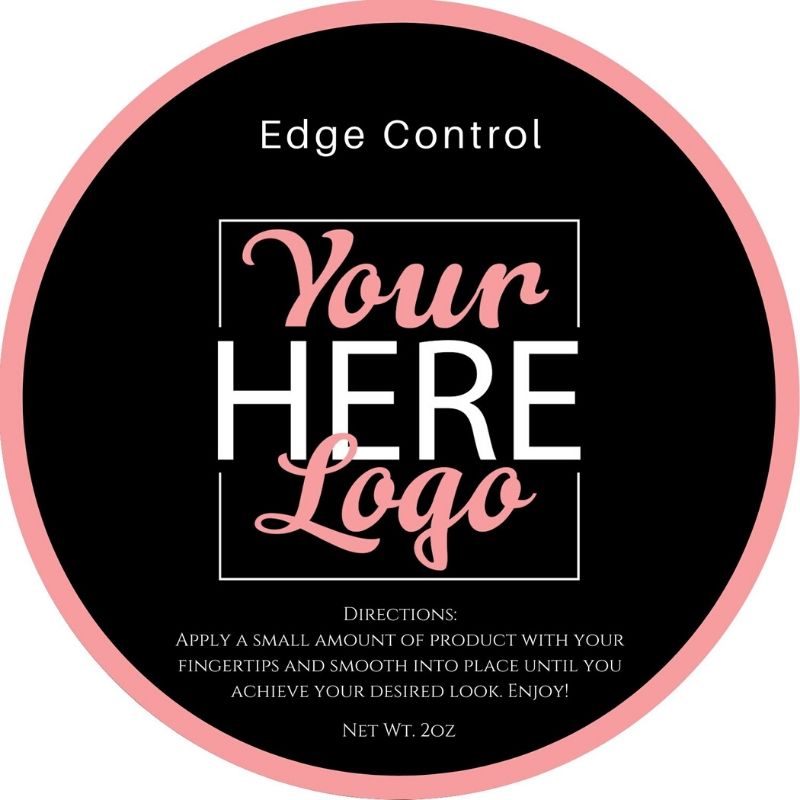 Custom Edge Control Labels – Private Label Branding