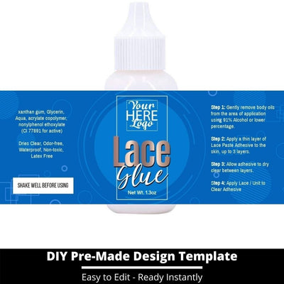 Lace Glue Template 53