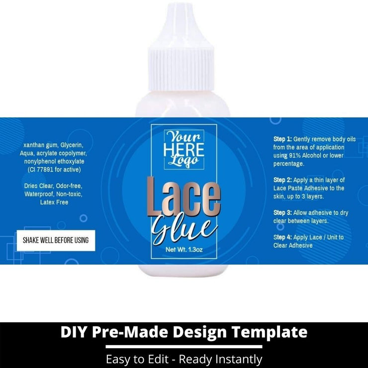 Lace Glue Template 53