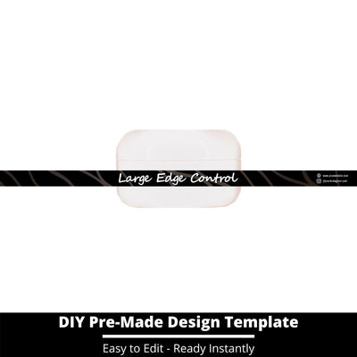 Large Edge Control Side Label Template 6