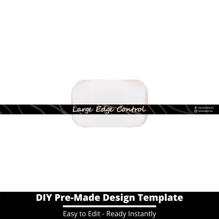 Large Edge Control Side Label Template 7