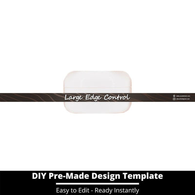 Large Edge Control Side Label Template 8