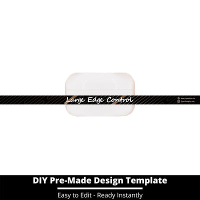 Large Edge Control Side Label Template 10