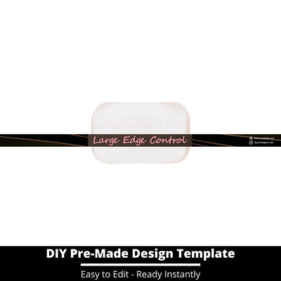 Large Edge Control Side Label Template 12