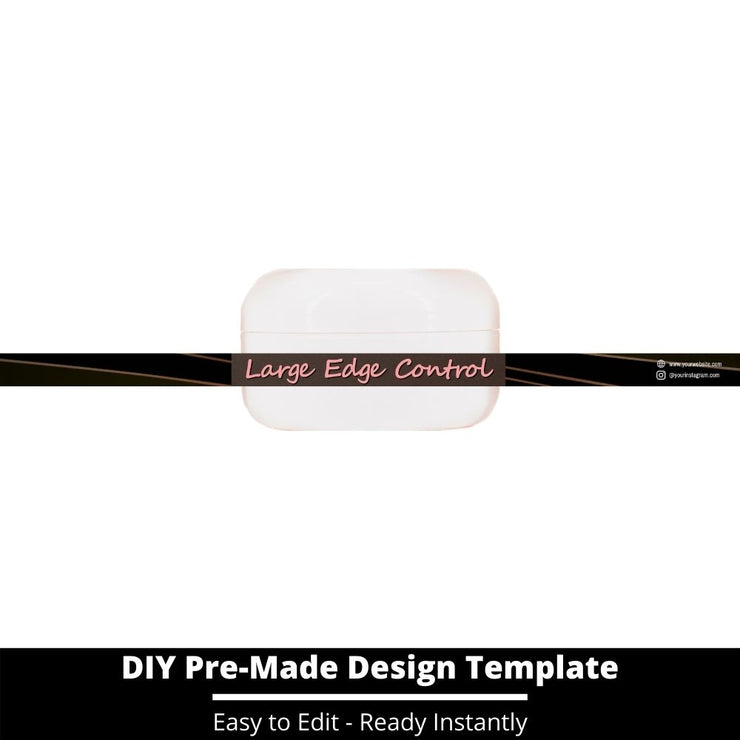 Large Edge Control Side Label Template 12