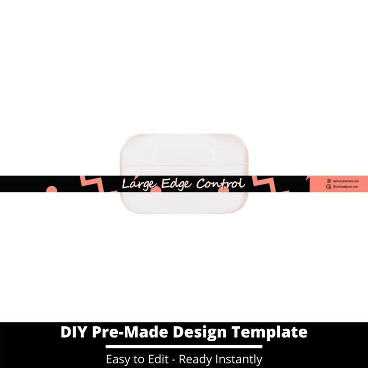 Large Edge Control Side Label Template 13