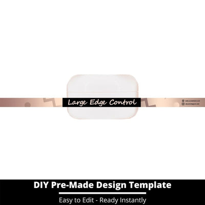 Large Edge Control Side Label Template 14