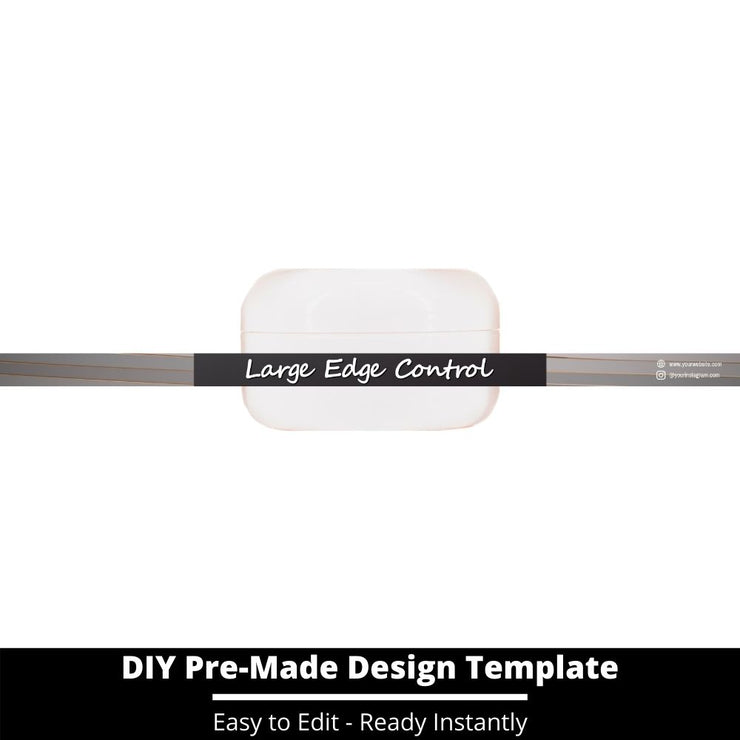 Large Edge Control Side Label Template 16