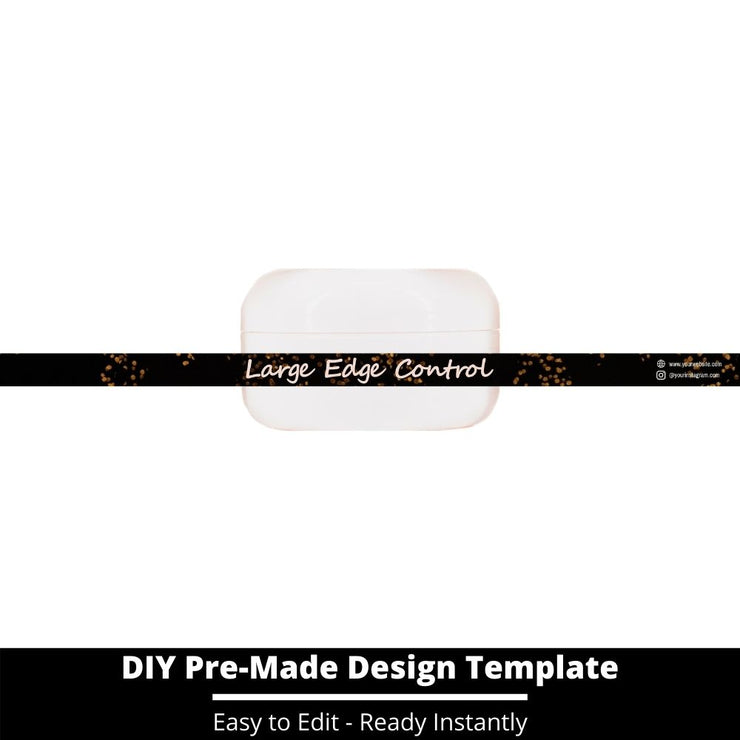 Large Edge Control Side Label Template 17